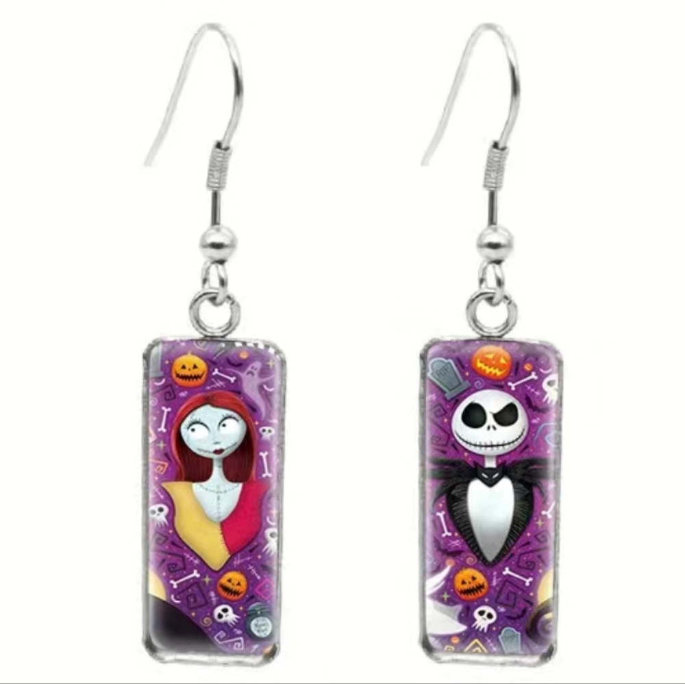 🎁 Jack and Sally earrings NWT